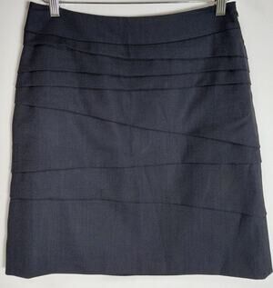 Comma, Polyester Skirt Black Women Solid Lightweight Size 6